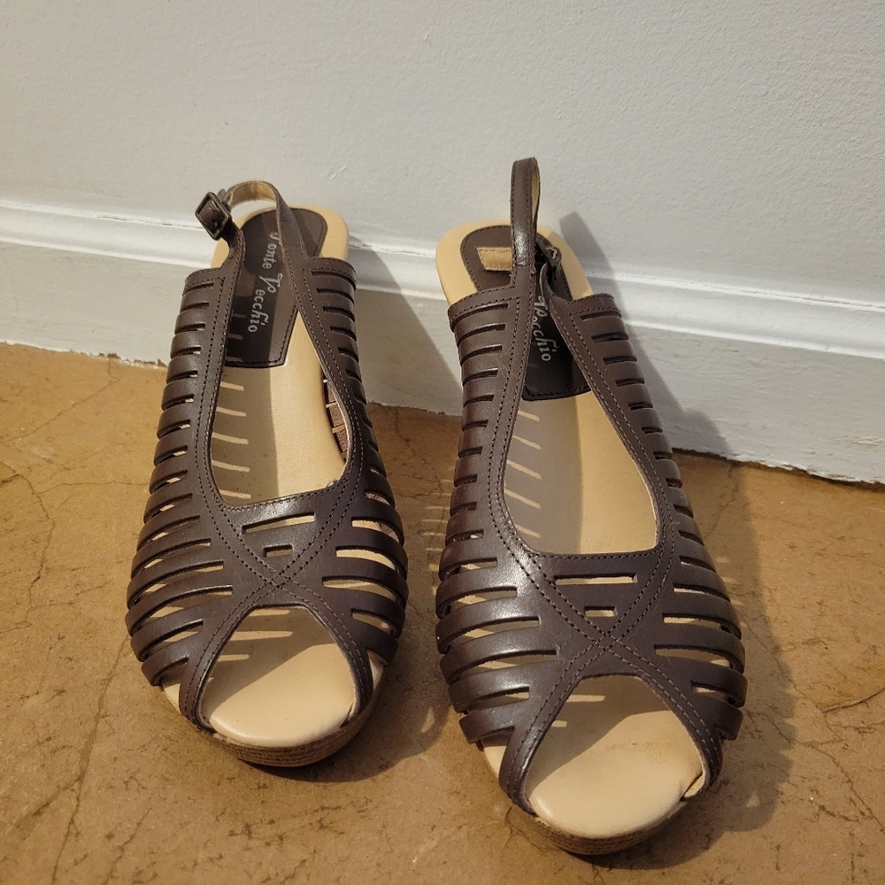 Ponte Vecchio Women's Open Toe Heels